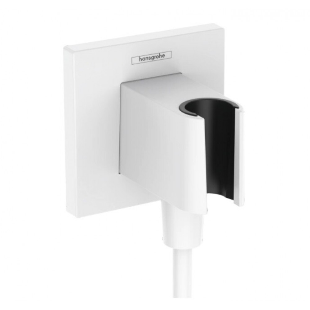 Шланговое подсоединение, Hansgrohe, Fixfit E, цвет-белый матовый
