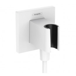 Шланговое подсоединение, Hansgrohe, Fixfit E, цвет-белый матовый
