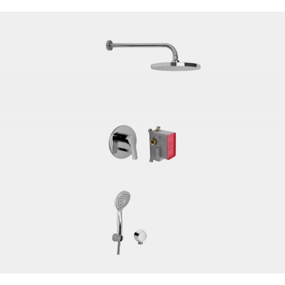 Душевой комплект, Fima Carlo Frattini, Shower systems, цвет-хром