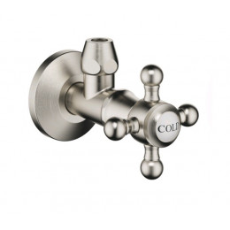 Вентиль, Dornbracht, Madison, угловой, 1/2", GOLD, цвет-платина матовая