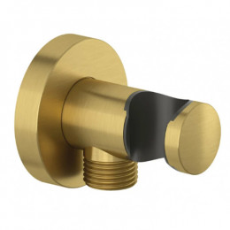 Шланговое подсоединение, Kludi, A-QA, цвет-золото брашированное