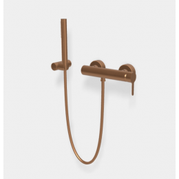 Смеситель для ванны и душа, Fima Carlo Frattini, Snap, цвет-брашированная янтарная бронза