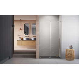 Дверь, Radaway, Furo SL DWJ, шв 622*2000, петли-справа, brushed nickel, цвет стекла-прозрачный, Easy Clean
