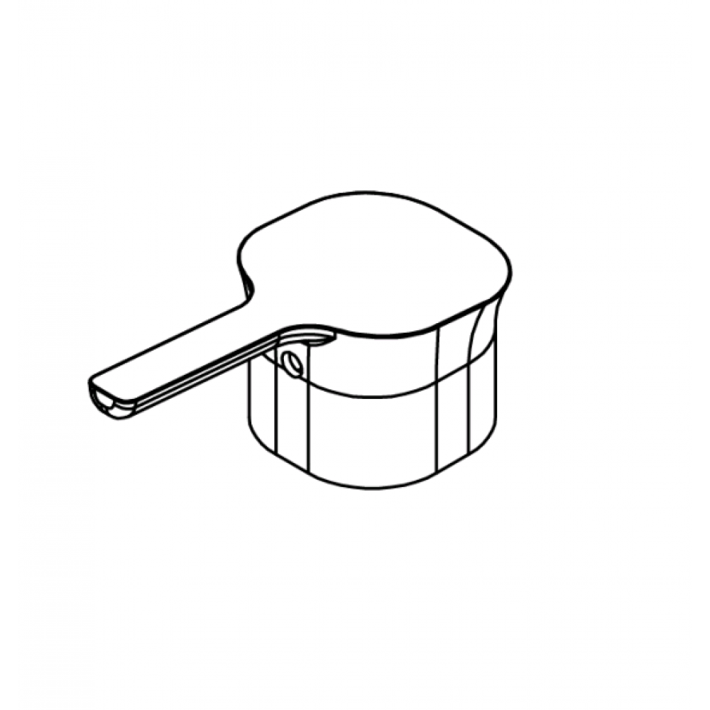 Ручка с рычагом, Ritmonio, Taormina, цвет-бронза темная брашированная (Brushed Dark Bronze)