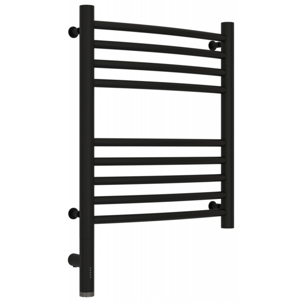 Полотенцесушитель, Сунержа, Богема 3.0, выгнутая, шгв 432*88*624, нижнее слева, МЭМ, цвет-черный матовый