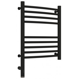 Полотенцесушитель, Сунержа, Богема 3.0, выгнутая, шгв 432*88*624, нижнее слева, МЭМ, цвет-черный матовый