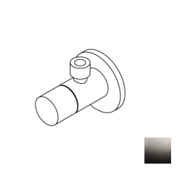 Вентиль, Ritmonio, запорный угловой, 1/2" x 3/8", цвет-Brushed Black Chrome