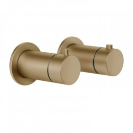Смеситель для душа, Gessi, Anello, на 1 потребитель, цвет-Warm Bronze Brushed PVD