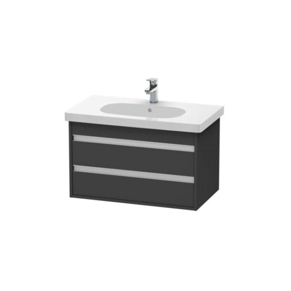 Тумба под раковину, Duravit, Ketho, шгв 800*455*480, раковина-необходимо заказать, цвет-графит матовый
