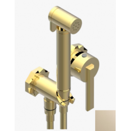 Гигиенический душ, THG, Nihal ivory porcelain, цвет-золото светлое