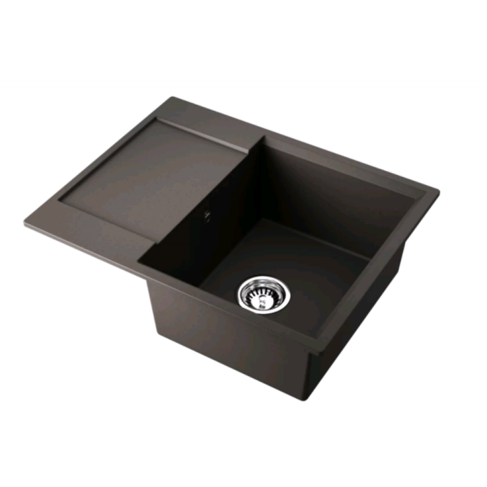 Мойка, Omoikiri, Daisen, шгв 650*510*230, отверстия для смесителя-отсутствуют, цвет-эспрессо (Espresso)