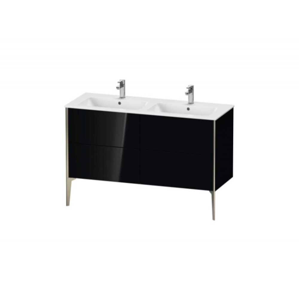Тумба под раковину, Duravit, XViu, шгв 1280*480*834, раковина-необходимо заказать, цвет-Black High Gloss