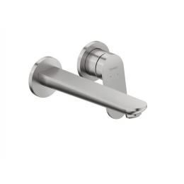 Смеситель для раковины, Duravit, Wave, цвет-нержавеющая сталь