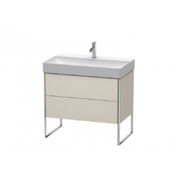 Тумба под раковину, Duravit, XSquare, шгв 784*460*731, раковина-необходимо заказать, цвет-серо-коричневый матовый