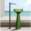 Раковина, DEA Design, Pedestal Basin, шгв 425*425*850, отверстия для смесителя-отсутствуют, цвет-Emerald