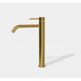 Смеситель для раковины, Fima Carlo Frattini, Spillo Up, цвет-золото