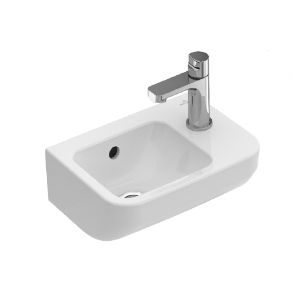 Раковина, Villeroy&Boch, Architectura, шг 360*260, отверстия для смесителя-1, CeramicPlus, цвет-альпийский белый