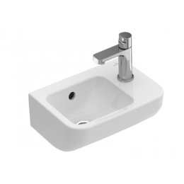 Раковина, Villeroy&Boch, Architectura, шг 360*260, отверстия для смесителя-1, CeramicPlus, цвет-альпийский белый