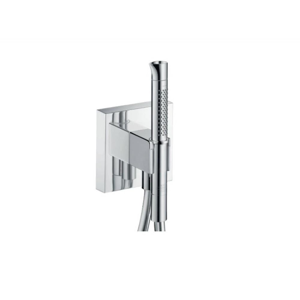 Душевой набор, Hansgrohe, Axor Starck Organic, цвет-шлифованный черный хром