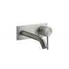Смеситель для раковины, Gessi, Flessa, цвет-Steel Brushed