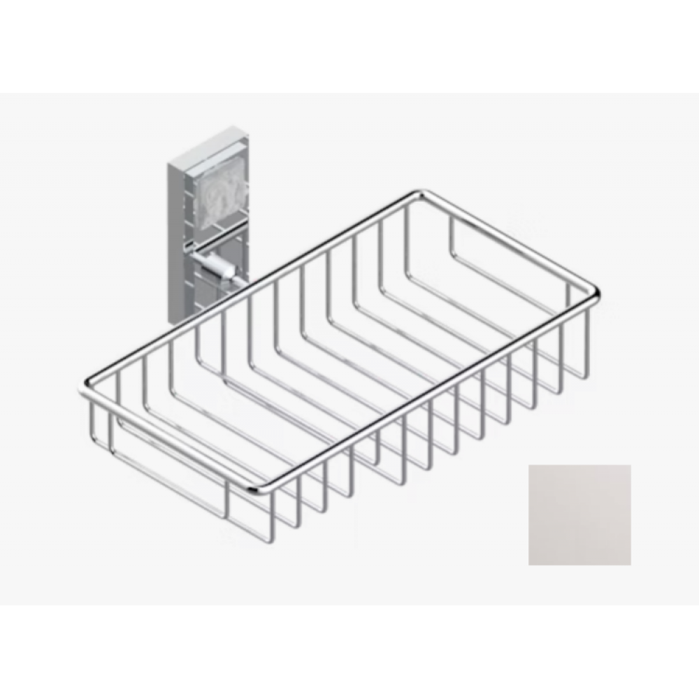 Мыльница, THG, Masque de Femme Smooth metal, шгв 240*161*95, цвет-никель