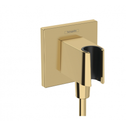 Шланговое подсоединение, Hansgrohe, Fixfit E, цвет-полированное золото