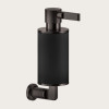 Дозатор для жидкого мыла, Gessi, Inciso, шгв 75*147*240, цвет дозатора-Black Metal Brushed PVD/чёрный