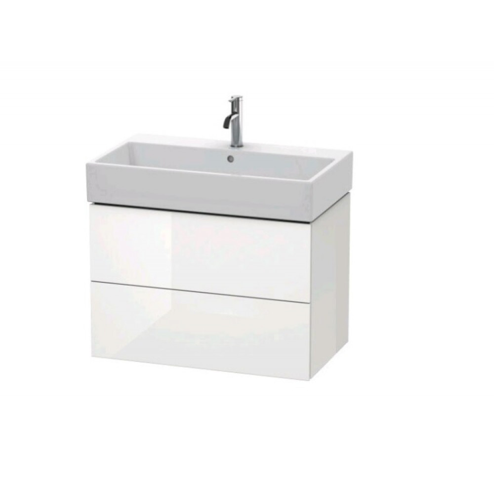 Тумба под раковину, Duravit, L-Cube, шгв 784*459*544, раковина-необходимо заказать, цвет-белый глянцевый