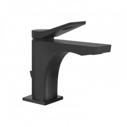 Смеситель для раковины, Gessi, Rilievo, цвет-черный матовый