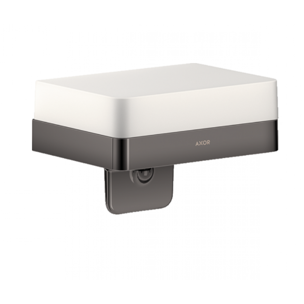 Дозатор для жидкого мыла, Axor, Axor Universal Softsquare, шгв 150*110*99, цвет дозатора-полированный черный хром