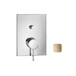 Смеситель для душа, Almar, Core, на 2 потребителя, с переключателем, цвет-Gold Polished PVD (Товар заказной, возврату не подлежит)