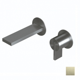 Смеситель для раковины, Ritmonio, DOT316, цвет-Brushed Champagne Stainless Steel PVD