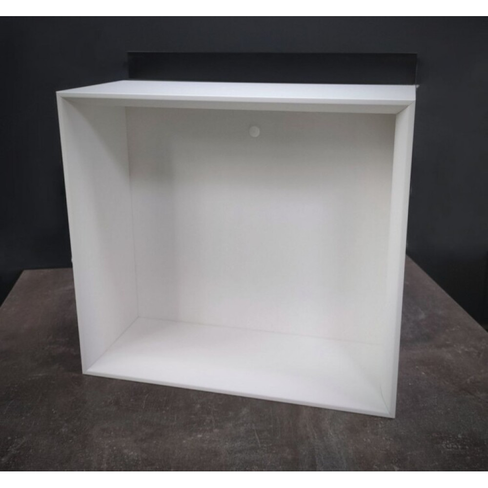 Полка, Burg, Flex, цвет-Дуб декор Flanelle/белый матовый