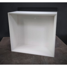 Полка, Burg, Flex, цвет-Дуб декор Flanelle/белый матовый