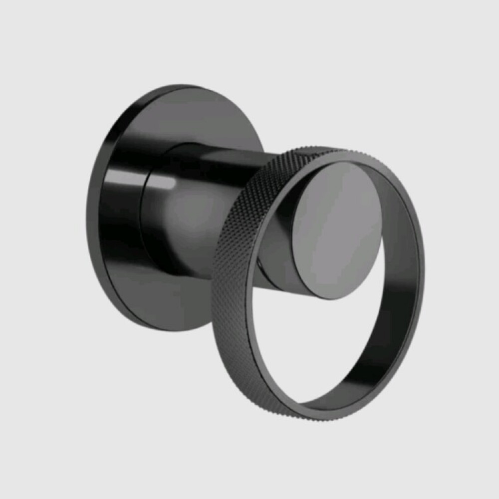 Смеситель для душа, Gessi, Anello, на 1 потребитель, цвет-Black Metal PVD