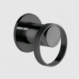 Смеситель для душа, Gessi, Anello, на 1 потребитель, цвет-Black Metal PVD