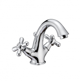 Смеситель для раковины, Cisal, Croisette, цвет-хром