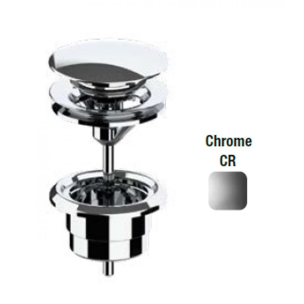 Донный клапан, Almar, для раковин, 1 1/4", цвет-хром (ПРОДАЕТСЯ ТОЛЬКО В КОМПЛЕКТЕ С ОСНОВНЫМ ИЗДЕЛИЕМ) (Товар заказной, возврату не подлежит)