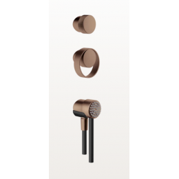 Ручной душ, Gessi, OUTDOOR, 55, цвет-Copper Brushed PVD