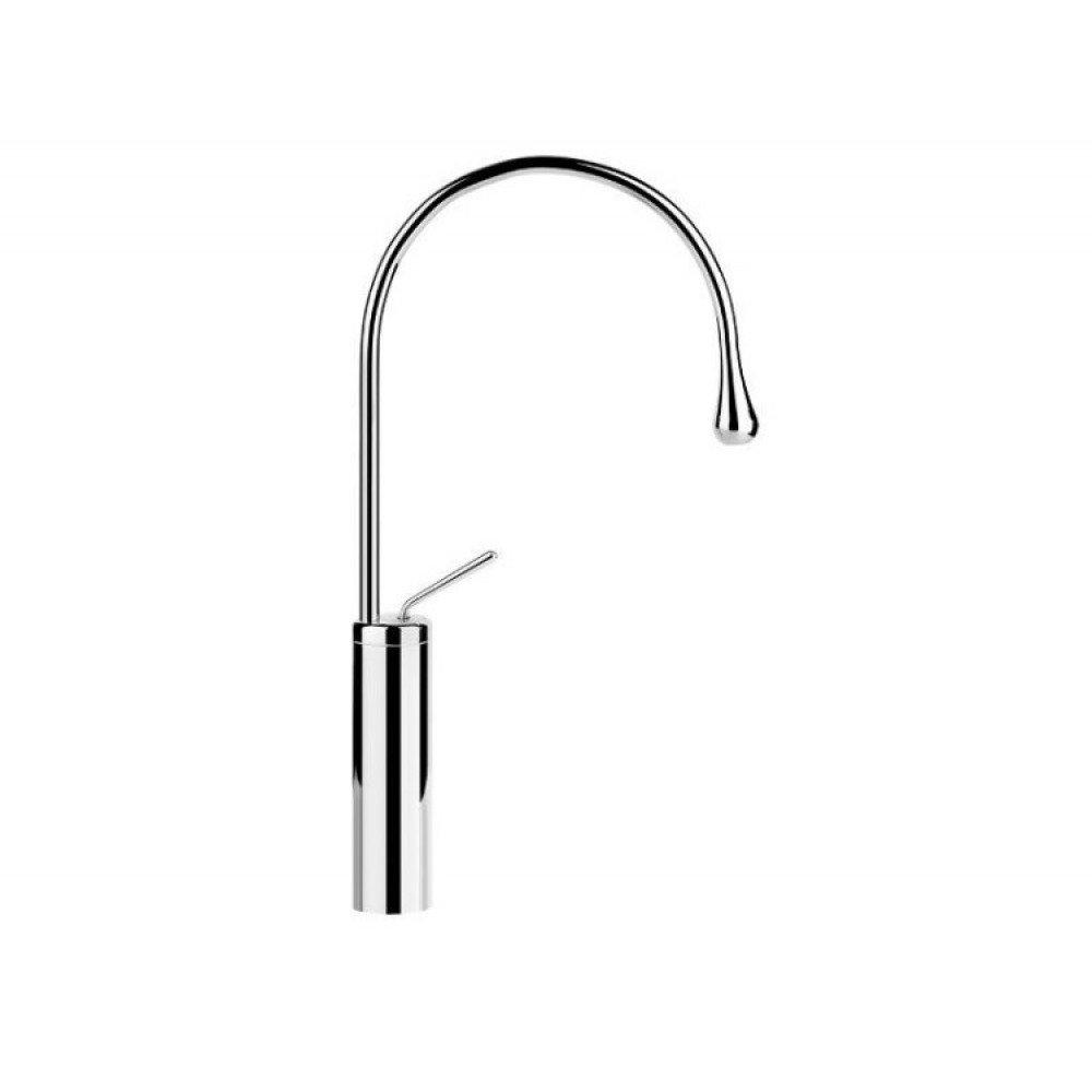Смеситель для раковины, Gessi, Goссia, цвет-хром шлифованный