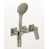 Смеситель для душа, Gessi, Rilievo, на 2 потребителя, цвет-Finox Brushed Nickel
