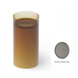 Раковина, DEA Design, Pedestal Basin, шгв 450*450*900, отверстия для смесителя-отсутствуют, цвет-Smoky Black