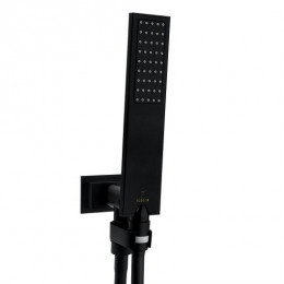 Душевой набор, Bossini, Flat One, цвет-черный матовый