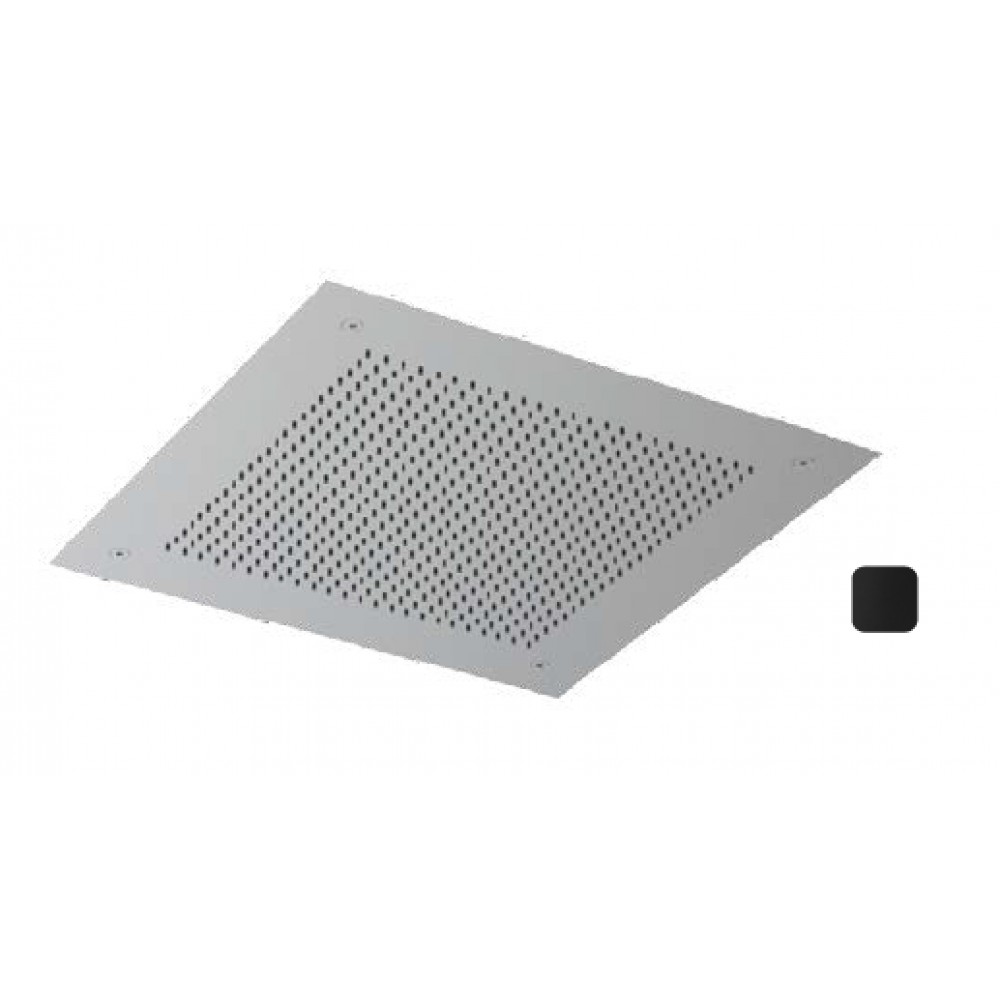 Верхний душ, Almar, Velvet, 380*380, цвет-черный матовый (Товар заказной, возврату не подлежит)