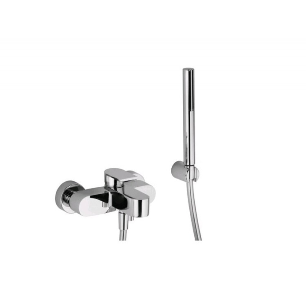 Смеситель для ванны и душа, Fantini, Mare, цвет-черный матовый