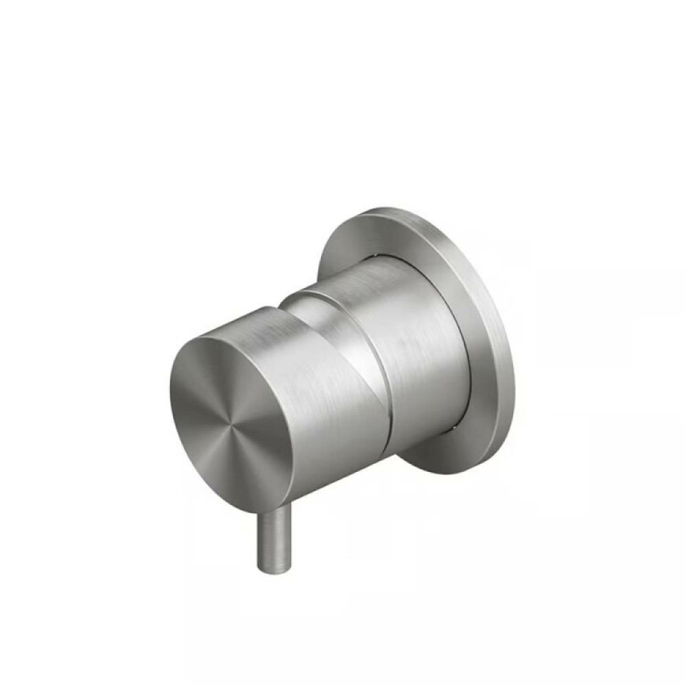 Смеситель для душа, Quadro design, Source, на 1 потребитель, цвет-сталь брашированная