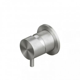 Смеситель для душа, Quadro design, Source, на 1 потребитель, цвет-сталь брашированная