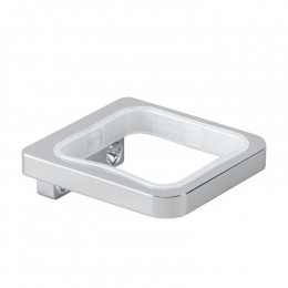 Держатель, Splendy, Inspiration S, шгв 80*80*25, настенный, для стакана или дозатора жидкого мыла, цвет-хром