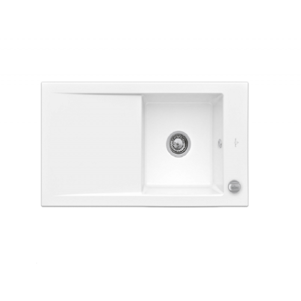 Мойка, Villeroy&Boch, TIMELINE 50 FLAT, шгв 865*475*220, CeramicPlus, цвет-альпийский белый