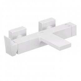 Смеситель для ванны и душа, Kludi, DECUS, цвет-белый матовый (Matt White, Bianco Opaco)